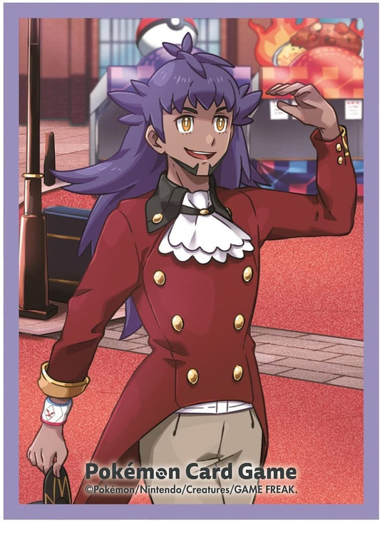 POKEMON CENTER ORIGINAL Card Sleeve Pkmn Trainers Off Shot! Leon