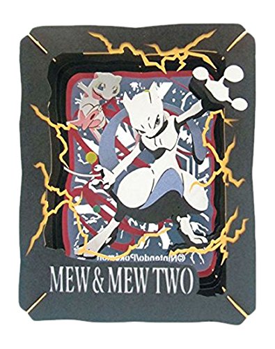 ENSKY Paper Theater Pt-072 Pokemon Mew And Mewtwo