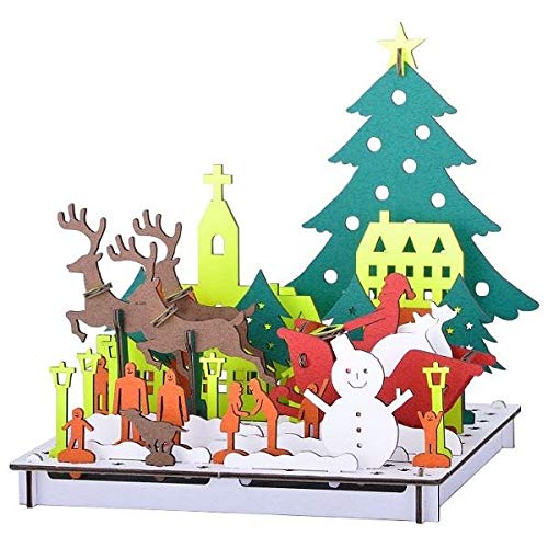 HACOMO Pusupusu Paper Craft White Christmas
