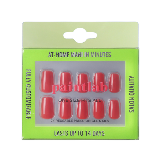 Risky Red Press-on Nails