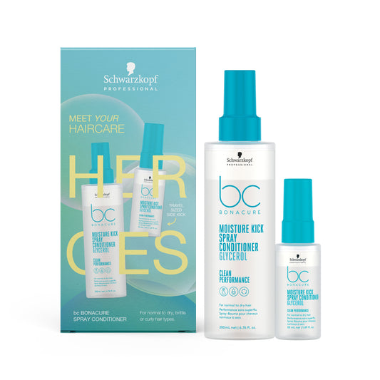 Schwarzkopf Professional BC Clean Performance Moisture Kick Spray Conditioner Duo Pack