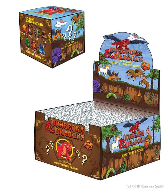 DUNGEONS & DRAGONS® MONSTERS 3" VINYL MINI SERIES 1 BY KIDROBOT