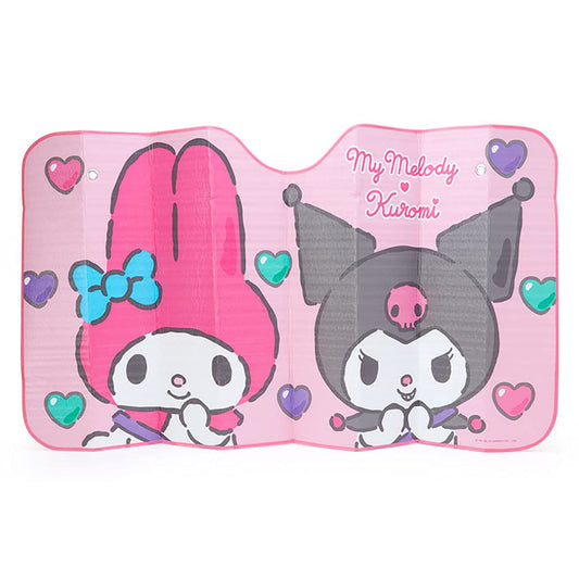 SANRIO Car Sunshade My Melody & Kuromi