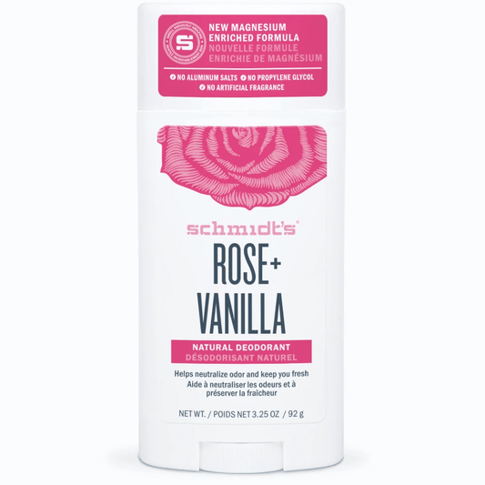 schmidt’s Rose+Vanilla Natural Deodorant 92g