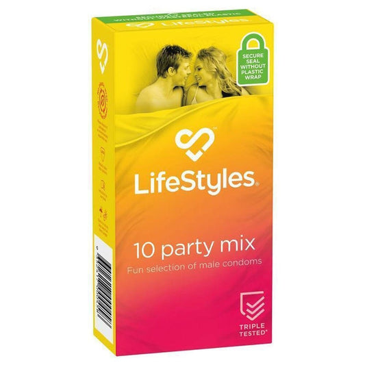 LifeStyles 10pk Party Mix Condoms