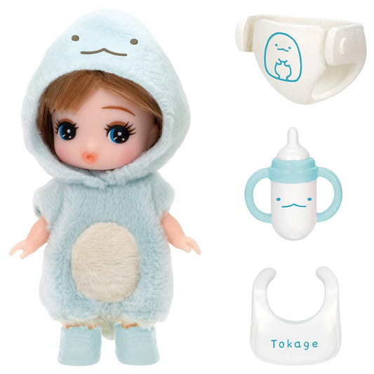 Takara Tomy  Licca-Chan Doll Ld-31 Lizard Daisuki Miku-Chan  Dress Up Doll Play House Sumikko Gurashi Toy Age 3 And Up Passed Toy Safety Standards St Mark Certified Licca Takara Tomy