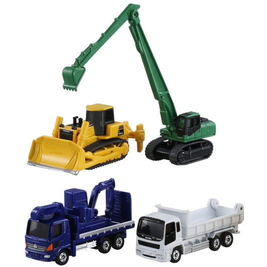 Takara Tomy Tomica 856566 Construction Vehicle Set 5 Japanese Non-Scale Vehicle Toys