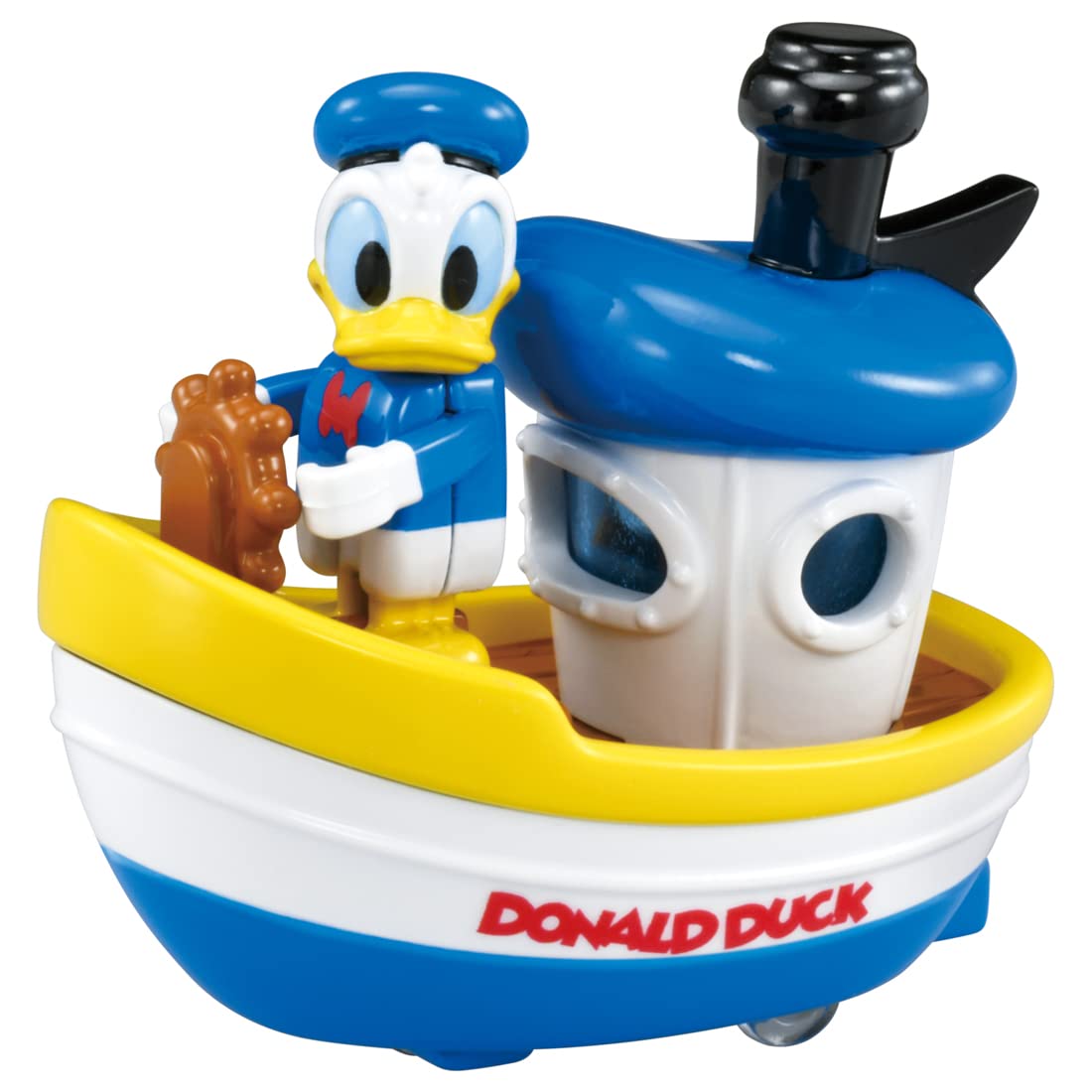 TAKARA TOMY  Dream Tomica Ride On Disney Donald Duck & Steamboat