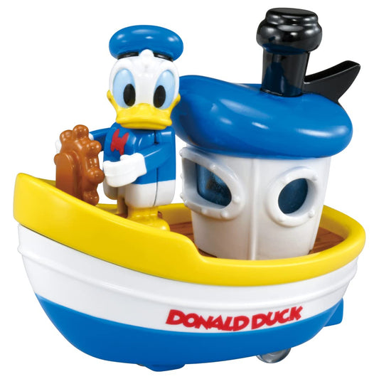 TAKARA TOMY  Dream Tomica Ride On Disney Donald Duck & Steamboat