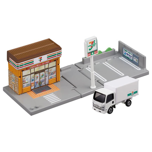 TAKARA TOMY Tomica World Tomica Town Seven Eleven W/ Tomica