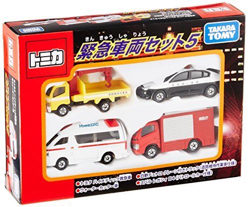 Takara Tomy Tomica Emergency Vehicle Set 5 F/s