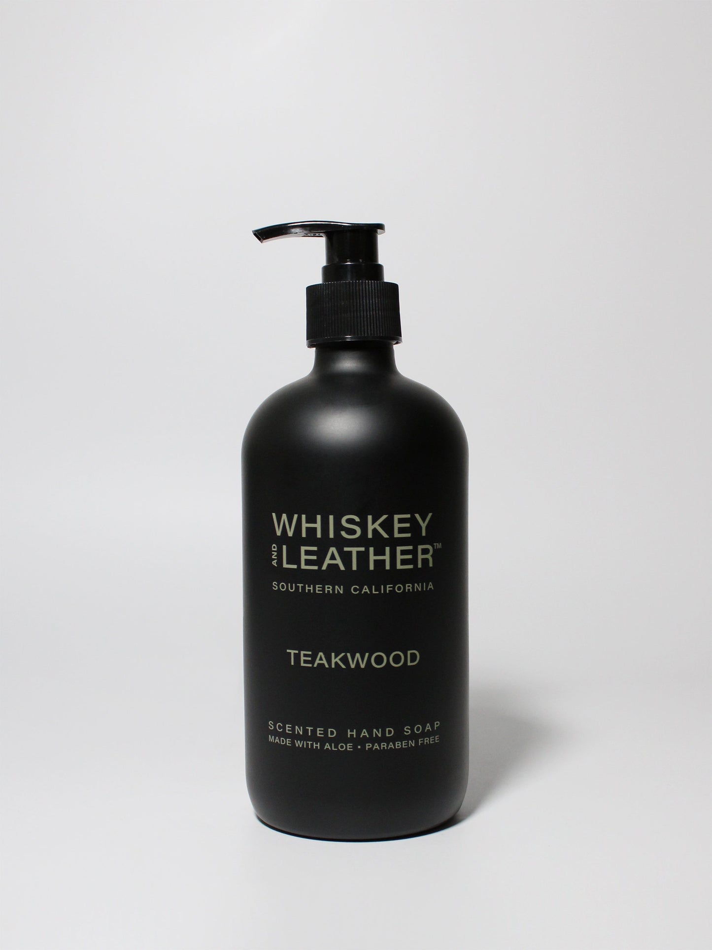 Teakwood Whiskey and Leather Liquid Hand Soap