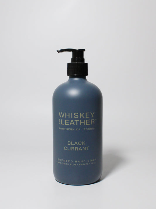 Black Currant Whiskey and Leather Liquid Hand Soap