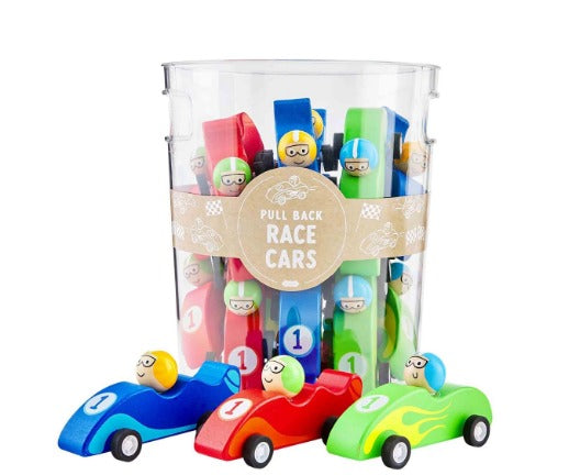 Mudpie Wooden Pull Back Racecar