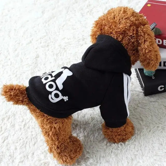 Dog Hoodies Black M 1.5-2kg