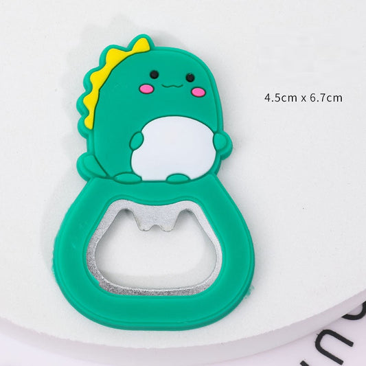 Creative Multi-function Bottle Opener Cute Refrigerator Sticker Children's Soda Bottle Beer Opener
