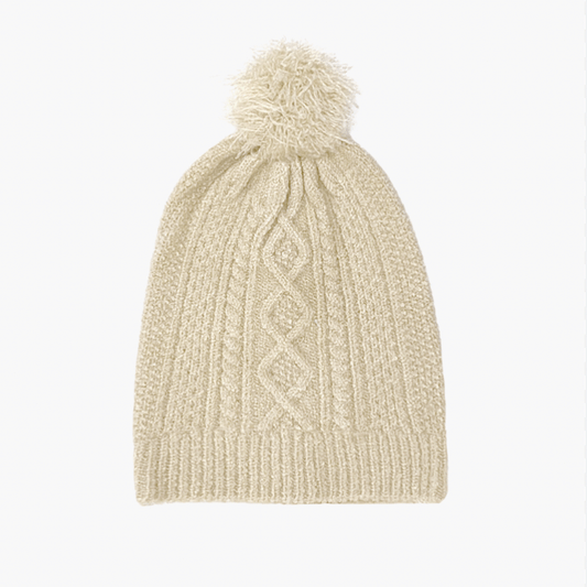 Barry Knit Hat | Cream