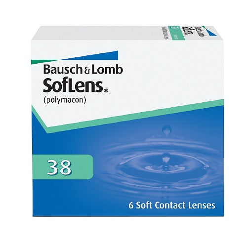 Bausch and Lomb SofLens 38 Contact Lenses 6 Pack