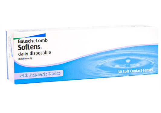 Bausch and Lomb SofLens Daily Disposable Contact Lenses 30 Pack