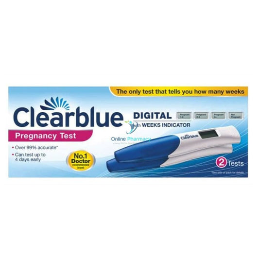 Clearblue Digital Tests With Weeks Indicator - 1/2 Pack