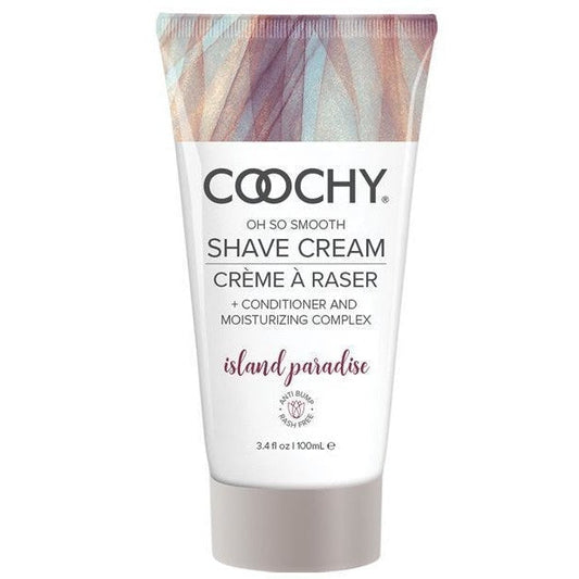 Coochy Shave Cream Island Paradise 3.4 Oz Intimates Adult Boutique