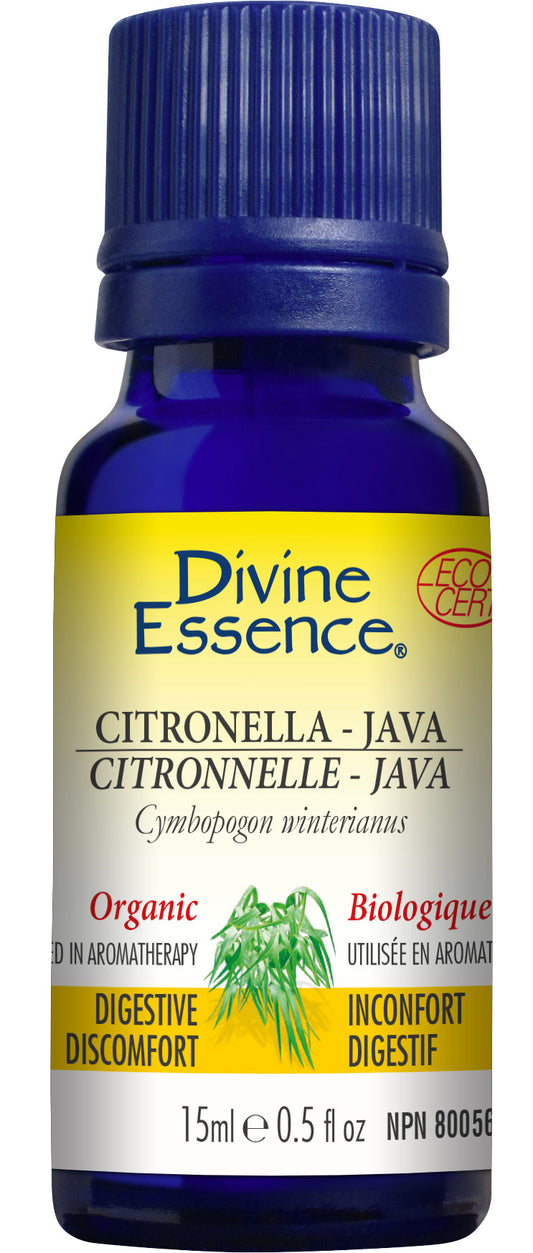 Divine Essence - Organic Citronella Java, 15 mL
