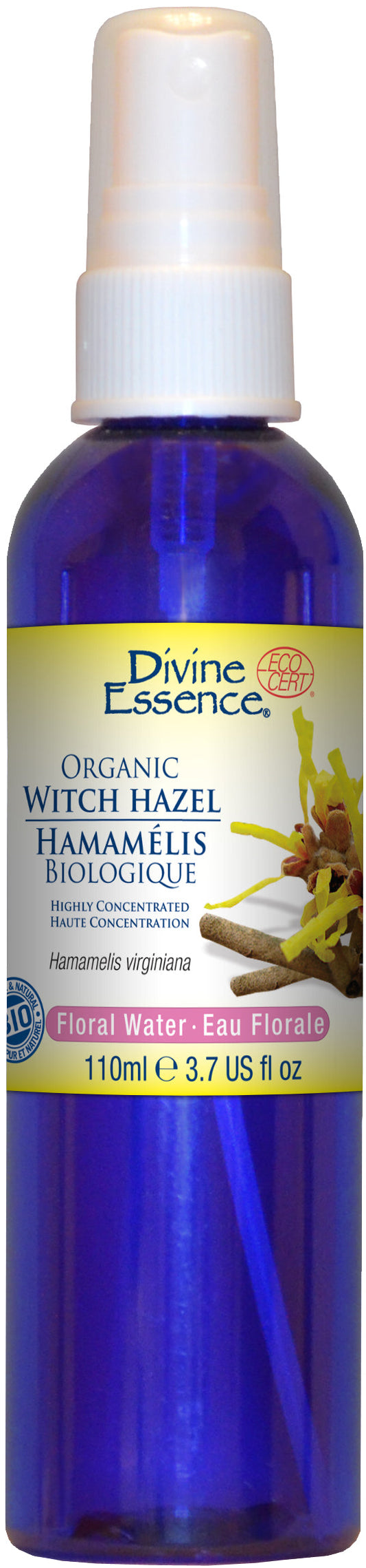 Divine Essence - Organic Witch Hazel, 110 mL