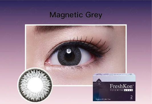 FreshKon Alluring Eyes Magnetic Gray Monthly 2 Pack