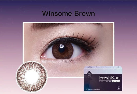 FreshKon Alluring Eyes Winsome Brown Monthly 2 Pack