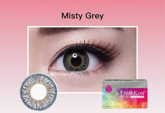 FreshKon Colors Fusion Dazzlers Misty Gray Monthly 2 Pack