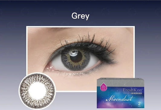 FreshKon Moondust Gray Monthly Contact Lenses 2 Pack