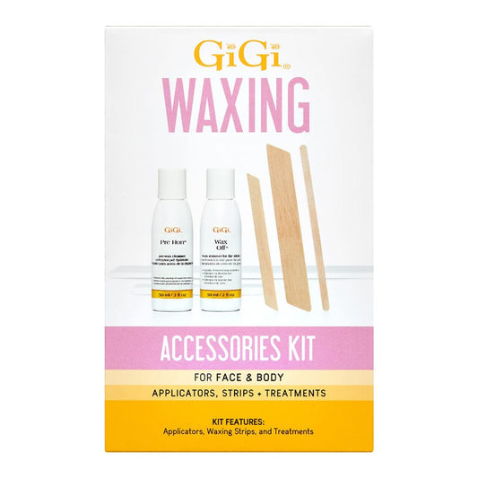 Gigi Waxing Accessories Kit For Face & Body - Pre Hon & Wax Off