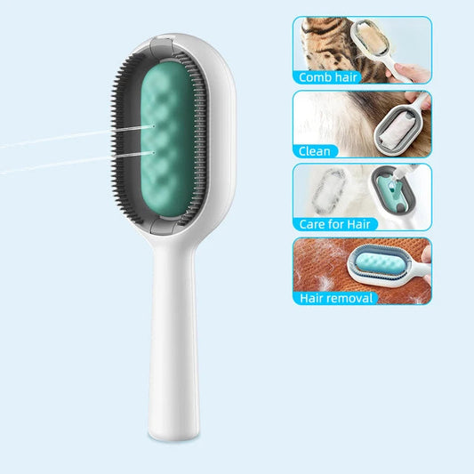 4-in-1 Pet Care Brush Blue Brush Only