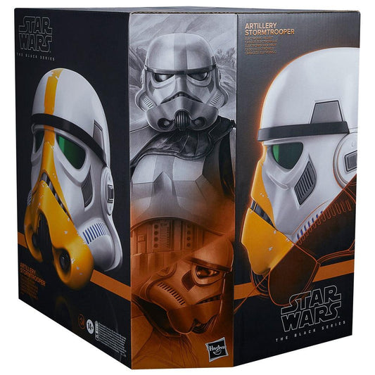 Star Wars: The Black Series - The Mandalorian Artillery Stormtrooper Premium Electronic Helmet