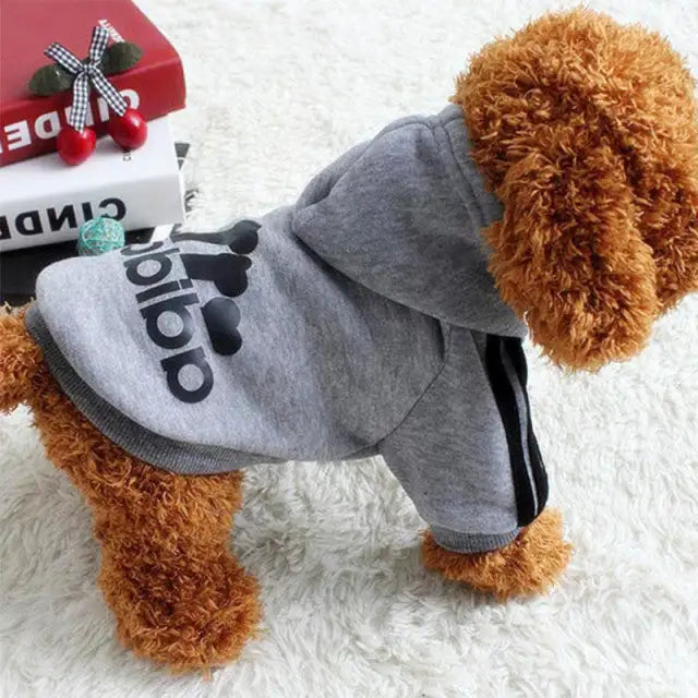 Dog Hoodies Gray 4XL 10-14kg