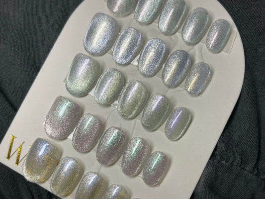 15ml Aurora Cat Eye Silver Snowlight UV Gel