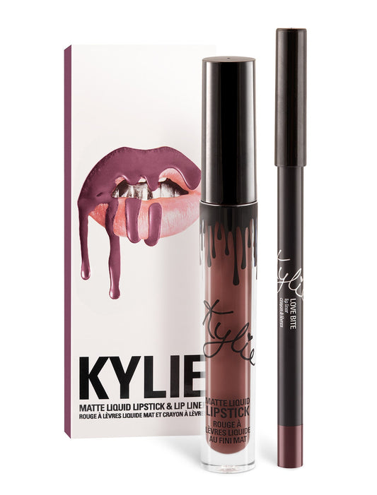 Kylie Lipstick & Lip Liner - Love Bite