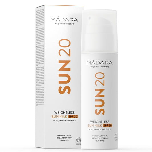 Madara Weightless Sun Milk SPF20 150ml