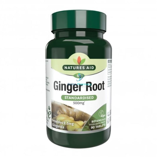 Natures Aid Ginger Root 500mg - 90 Pack