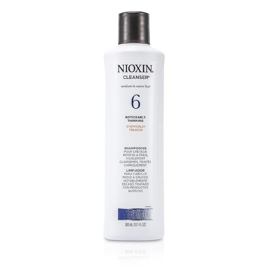Nioxin Cleanser Shampoo 6 Noticeably Thinning Medium to Coarse Chemically Treated Hair 10.1oz