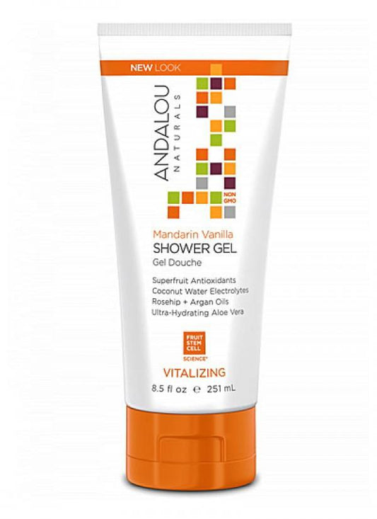 Andalou Naturals - Mandarin Vanilla Shower Gel, 250ml