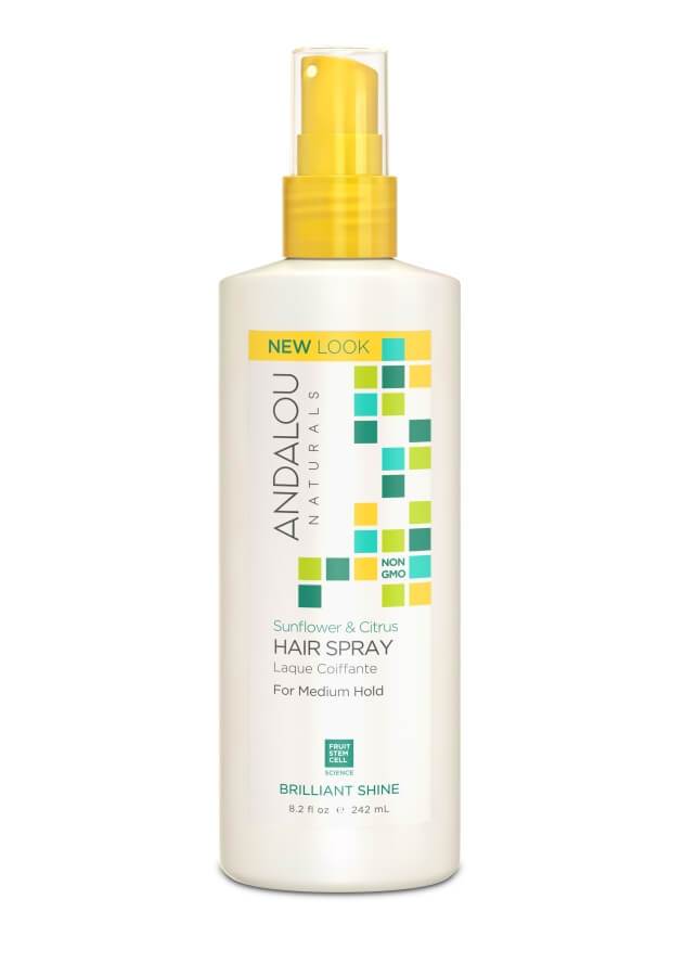 Andalou Naturals - Sunflower Citrus Brilliant Shine Hairspray, 242ml