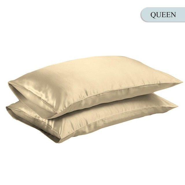 Queen/King Silk Satin Pillow Case (Hair Protection)