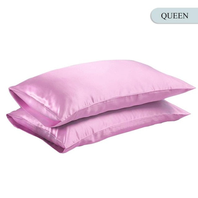 Queen/King Silk Satin Pillow Case (Hair Protection)