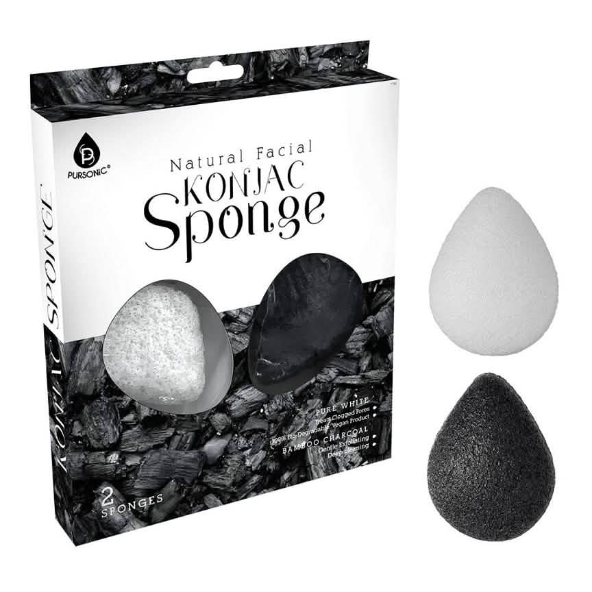 Pursonic Natural Facial Konjac Sponge