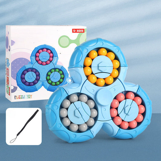 Zeszijdige roterende vingertop Rubik's Cube