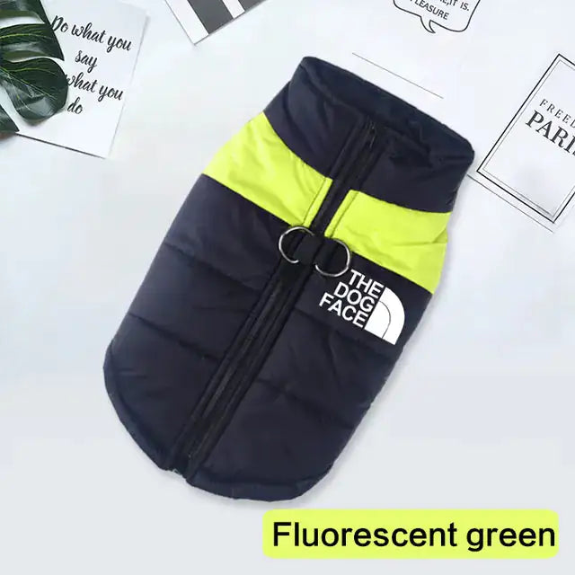 Arctic Paws Waterproof Winter Dog Vest Green XXL